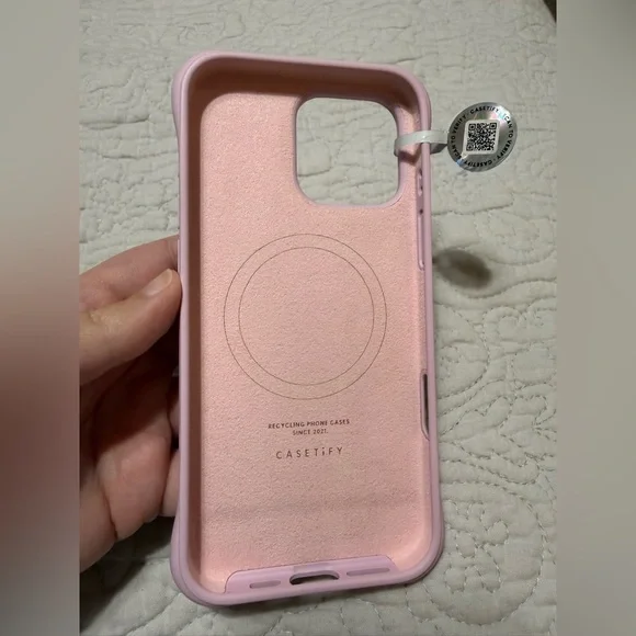 Casetify Ripple Case Primrose Pink iPhone 16 Pro Max - Picture 3 of 8